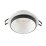 Встраиваемый светильник без лампы DENKIRS LEMVIK DK2401-BK GU10/GU5.3 белый/черный круглый