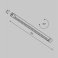Светильник 12W Белый теплый C149CL-L500-12W3K-B Точки / Points Shelf 3000К чёрный