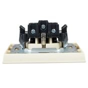 Штепсельная розетка встраиваемая IEK BRITE 16А BR-R14-16-K10-F РСР14-1-0-БрКр с з/к и шторками в сборе бежевый