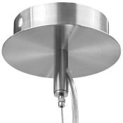 Люстра подвесная Lightstar без лампы 802110 NUBI 1х40W E27 белый/хром
