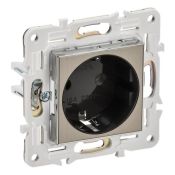 Штепсельная розетка встраиваемая IEK SKANDY 16А SK-R11-16-K50 SK-R05N с з/к без з/ш металл никель Штепсельная розетка встраиваемая IEK SKANDY 16А SK-R11-16-K50 SK-R05N с з/к без з/ш металл никель