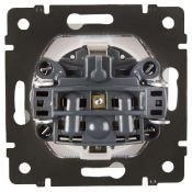 Штепсельная розетка встраиваемая WERKEL 16A 250V WL01-SKGS-01-IP31 / W1171101 с/з и шторками  белый