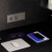 Выключатель встраиваемый VOLTUM S70 трехклавишный 10А шелк