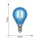 лампа декоративная шар  G45 Синий 5.0W UL-00002989 LED-G45-5W/BLUE/E14 GLA02BL лампа декоративная шар  G45 Синий 5.0W UL-00002989 LED-G45-5W/BLUE/E14 GLA02BL