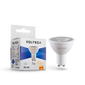 светодиодная лампа рефлектор JCDR GU10 Белый теплый 7W 7060 Voltega Simple