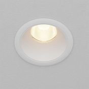 Встраиваемый светильник  10W Белый теплый DL115-10W-3K-W Омут/Dip 50deg 230V круглый белый