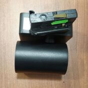 Трековый светильник трехфазный светильник  12W Белый теплый Luminosity Trail 50deg  на шинопровод черный с черной вставкой диммируемый Уценка!