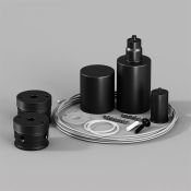 Держатель для гибкого неона Maytoni NEMO 20309 для подвесного монтажа неона 360° D25 черный