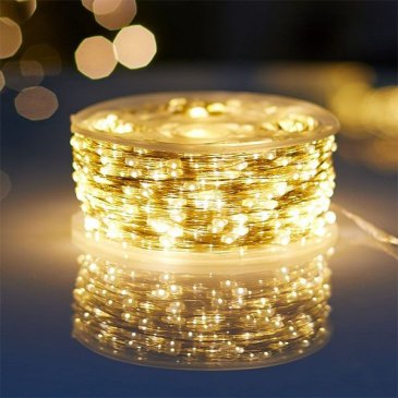 гирлянда РОСА Белый теплый 2000 Led  IP44 220V 200м с пду