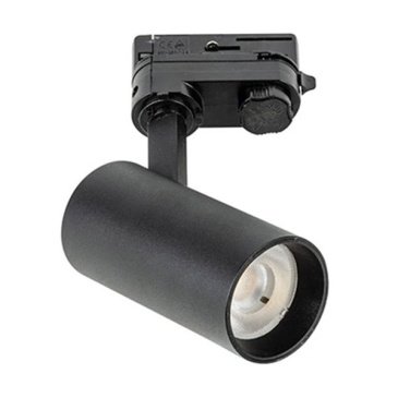 Трековый светильник трехфазный 20W Белый теплый ULB-T55-20W-3000K BLACK на шинопровод черный UL-00011204