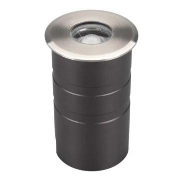 светильник   8W Белый дневной 051697 ART-GROUND-ZOOM-R80  угол 15-50 гр. 24V IP67 круглый встраиваемый серебристый