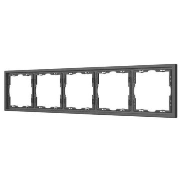 Рамка пластик 5 постов Arlight FRM-NOBE-SFPL-5-GR 054230 серый