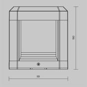 светильник  13W Белый теплый O019FL-L13GR3K  Королевская миля / Royal Mile 230V IP65