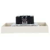 Штепсельная розетка встраиваемая двойная IEK BRITE 16А BR-R24-16-K10-F РСш12-3-БрКр с з/к и шторками в сборе бежевый