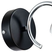 Накладной светильник -бра Apeyron без лампы 16-40 &quot;Классик&quot; 1x60W E27 220V IP20 черный/хром