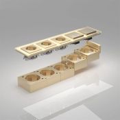 Коробка для накладного монтажа W8000011 шампань