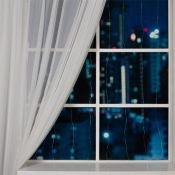 гирлянда ЗАНАВЕС Белый серебристая нить, 2х2 м, 300 LED