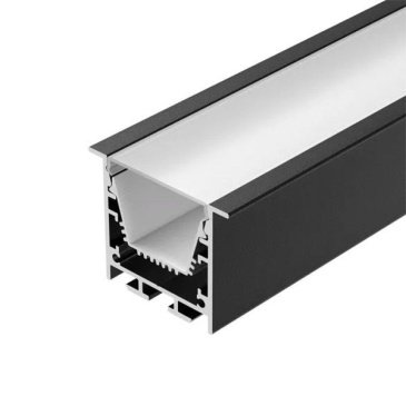 алюминиевый профиль LINIA45-F-TRAY-3000 BLACK 062242