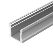 алюминиевый профиль с экраном ALU-SLIM-H15-2000 ANOD+FROST (2м) 018246