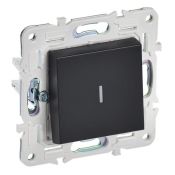 Выключатель встраиваемый одноклавишный с подсветкой IEK SKANDY SK-V10-1-10-K02 SK-V07Bl черный Выключатель встраиваемый одноклавишный с подсветкой IEK SKANDY SK-V10-1-10-K02 SK-V07Bl черный