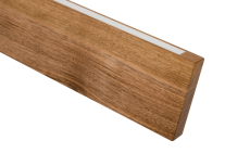 светильник   8W Белый теплый WOODEN W20-OREHGR-80-14  220V IP20 прямоугольный подвесной грецкий орех
