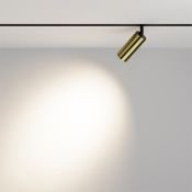 Трековый светильник 12W Белый дневной Фокус/Focus Led Exility 36deg TR032-2-12W4K-M-BBS IP 20 на магнитный шинопровод латунь