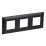 Рамка пластик 3 поста IEK SKANDY SK-M32-K02 SK-F03Bl черный