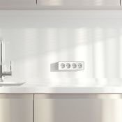 Штепсельная розетка накладная четверная WERKEL GALLANT 16A 250V W5072210  с/з и шторками белый Штепсельная розетка накладная четверная WERKEL GALLANT 16A 250V W5072210  с/з и шторками белый