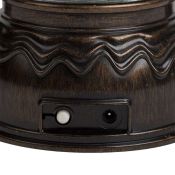 фигурка  светодиодная 4W Белый &quot;Снеговики&quot;, 501-061, 2Led, 4хААA, с эффектом снегопада, IP20