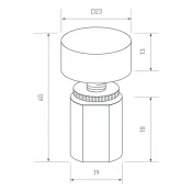Диммер сенсорный с датчиком SR-NAVE-R24-BK (12-24V, 48-96W, M-FC) 046144 IP65