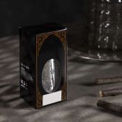 фигурка  светодиодная  «Серебристая свеча со снеговиком»  Белый теплый, 5х5х9 см