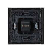 Розетка встраиваемая HDMI IEK FORTE&PIANO FP140 черный FP-H10-K02