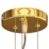 Люстра подвесная Lightstar без лампы 758082 DIAFANO 8х40W G9 золото