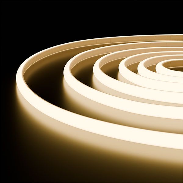 Светодиодная лента Белый теплый 2835 24V 14.4W/m 180Led/метр LSE-297 термостойкая Эконом 3000K IP68