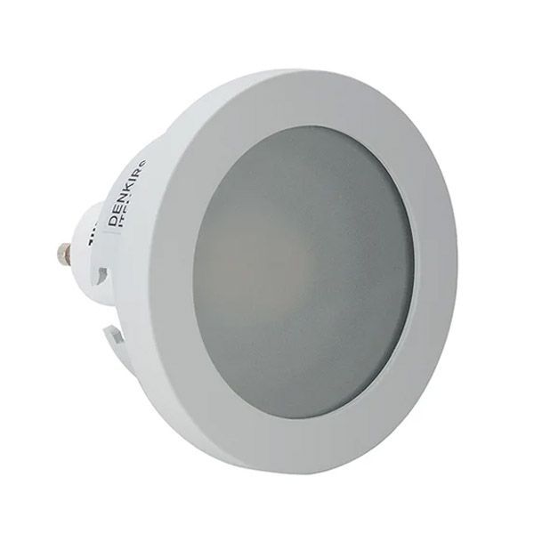 Встраиваемый светильник без лампы DENKIRS ENKEL DK3012-WH GU10 белый круглый IP44