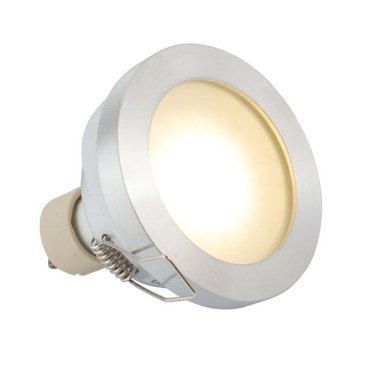 Встраиваемый светильник без лампы DENKIRS ENKEL DK3012-AL GU10 серый круглый IP44