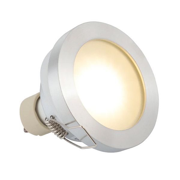 Встраиваемый светильник без лампы DENKIRS ENKEL DK3012-AL GU10 серый круглый IP44