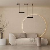 Трековый светильник  12W Белый-MIX BELTY SMART LINEAR DK5674-BK IP20 на шинопровод черный