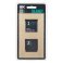 Рамка металлическая 2 поста IEK SKANDY SK-M22-M-K37 SK-F32Sh шампань