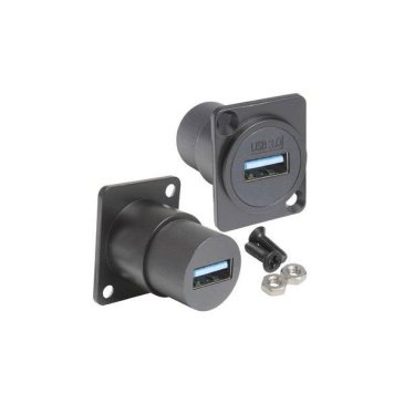 Розетка USB3.0 A(F)-A(F) PS на панель