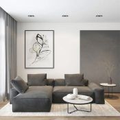 Встраиваемый светильник без лампы DENKIRS FLAT DK2092-BK 2xGX53 черный прямоугольный