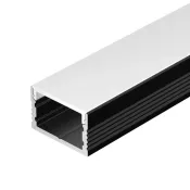 алюминиевый профиль S-LUX SL-SLIM15-H10-2000 BLACK 056908 алюминиевый профиль S-LUX SL-SLIM15-H10-2000 BLACK 056908