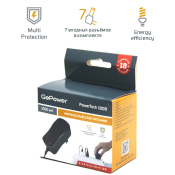 Сетевой адаптер (AC-DC)  3-12V  1.0A  PowerTech 1000 GoPower