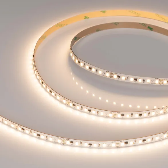 Светодиодная лента Белый теплый 2835 24V  9.6W/m 120Led/метр 037965 RT-10000 2700K  LUX (10м)