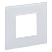 Рамка стеклянная 1 пост IEK SKANDY SK-M12-G-K01 SK-F21W арктический белый Рамка стеклянная 1 пост IEK SKANDY SK-M12-G-K01 SK-F21W арктический белый