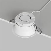 Встраиваемый светильник без лампы DENKIRS INER DK2155-WH GX53 белый круглый