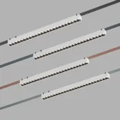 Трековый светильник  24W Белый дневной BELTY GRILL DK5572-WB IP20 на шинопровод белый/черный