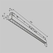 Трековый светильник 24W Белый теплый Точки/Points Exility 36deg TR031-2-24W3K-B на магнитный шинопровод черный