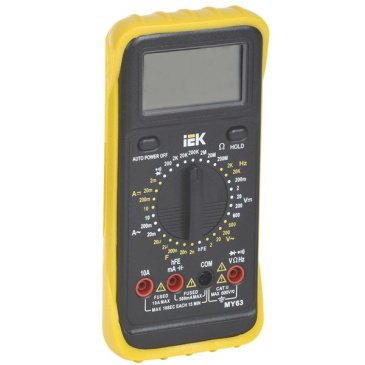мультиметр цифровой PROFESSIONAL MY63 TMD-5S-063 IEK