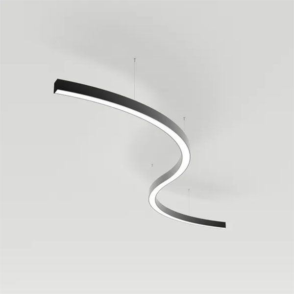 светильник  124W Белый дневной 034057(1) SP-LINE-HANG ARC-S3535-D1500 230V IP20 фигурный черный